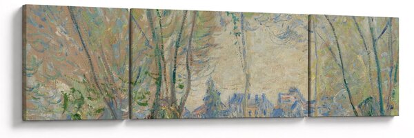 Obraz - Claude Monet, Woman Seated under the Willows, reprodukcje (170x50 cm)