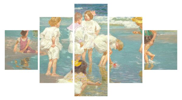 Obraz - Edward Henry Potthast, A Holiday, reprodukcje (125x70 cm)