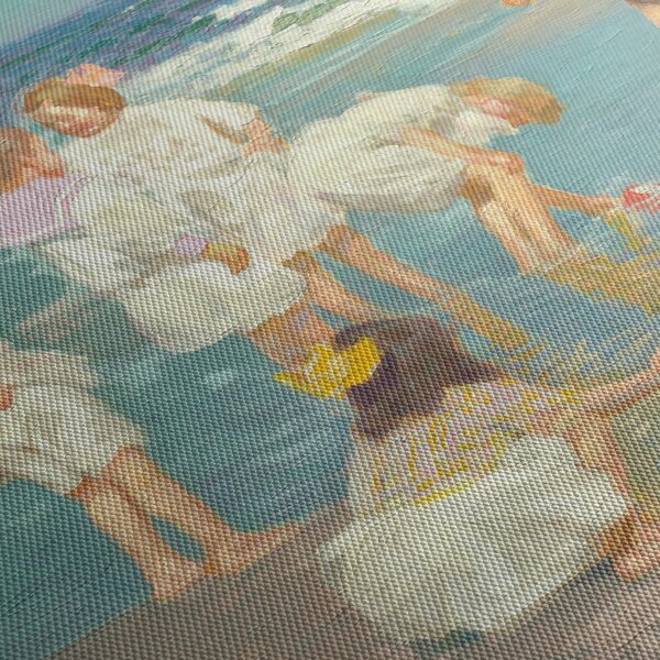 Obraz - Edward Henry Potthast, A Holiday, reprodukcje (170x50 cm)