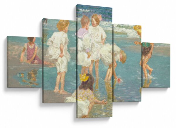 Obraz - Edward Henry Potthast, A Holiday, reprodukcje (125x70 cm)