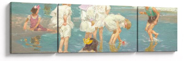 Obraz - Edward Henry Potthast, A Holiday, reprodukcje (170x50 cm)