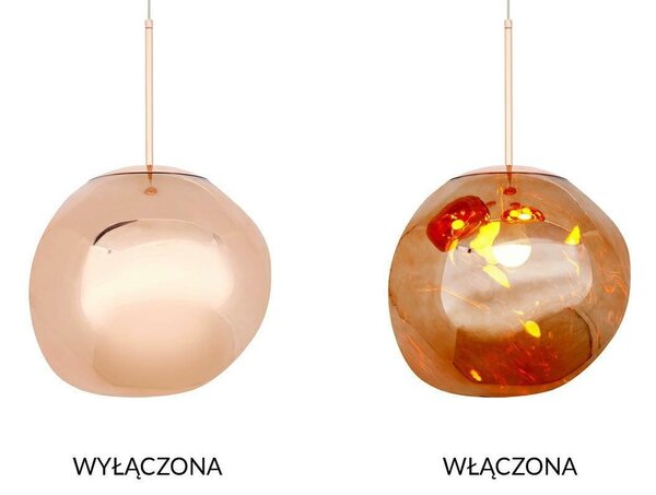 EMWOmeble MOOSEE lampa wisząca FUSION 30 miedziana - akryl