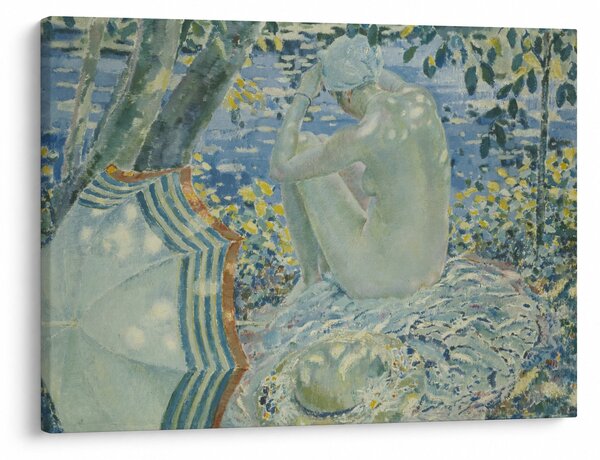 Obraz - Frederick Carl Frieseke, On the Bank, reprodukcje (70x50 cm)