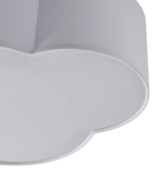 Lampa sufitowa Cloud TK Lighting, możliwość ściemniania, biały / opal, salon / jadalnia, tkanina / materiał / jedwab, młodzieżowy