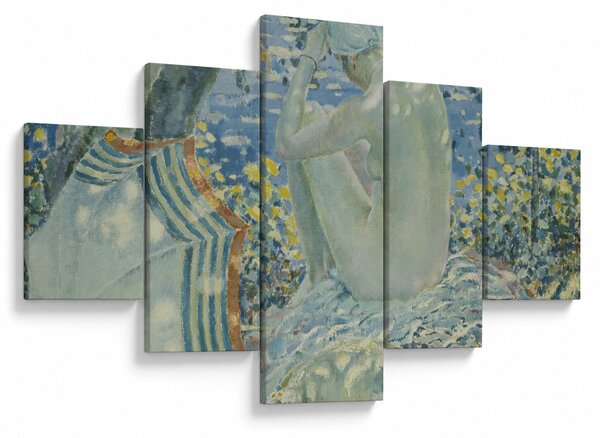 Obraz - Frederick Carl Frieseke, On the Bank, reprodukcje (125x70 cm)
