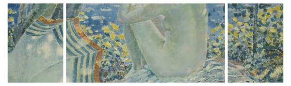 Obraz - Frederick Carl Frieseke, On the Bank, reprodukcje (170x50 cm)