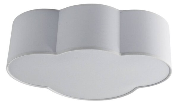 Lampa sufitowa Cloud TK Lighting, możliwość ściemniania, biały / opal, salon / jadalnia, tkanina / materiał / jedwab, młodzieżowy