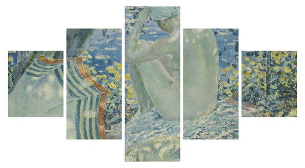 Obraz - Frederick Carl Frieseke, On the Bank, reprodukcje (125x70 cm)