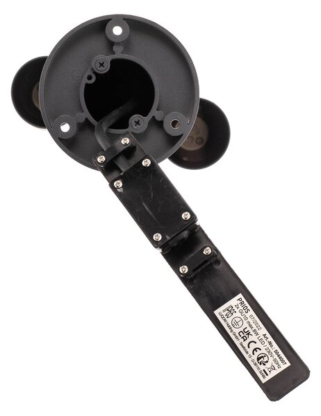 Lampa ogrodowa stojąca Tulimar PRIOS, możliwość ściemniania, czarny, aluminium, nowoczesny