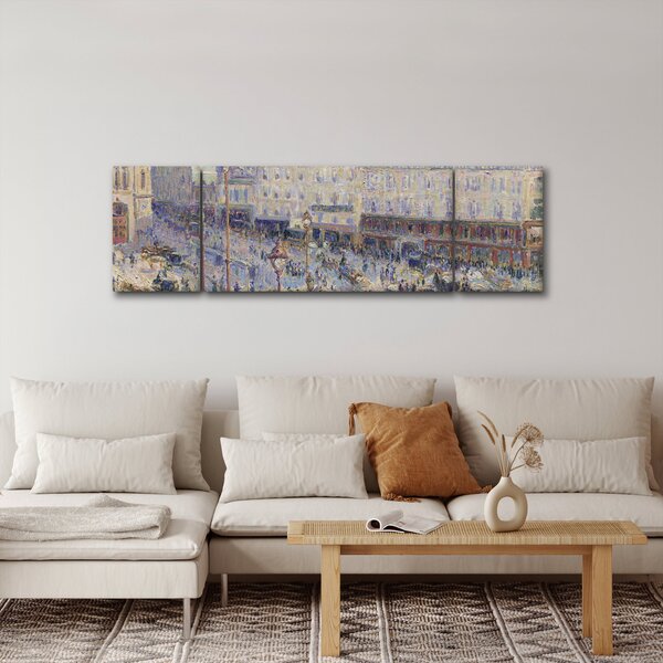 Obraz - Camille Pissarro, The Place du Havre, reprodukcje (170x50 cm)