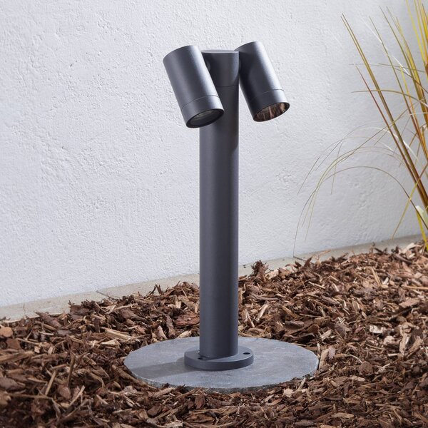 Lampa ogrodowa stojąca Tulimar PRIOS, możliwość ściemniania, czarny, aluminium, nowoczesny