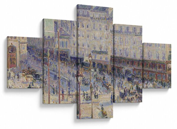 Obraz - Camille Pissarro, The Place du Havre, reprodukcje (125x70 cm)