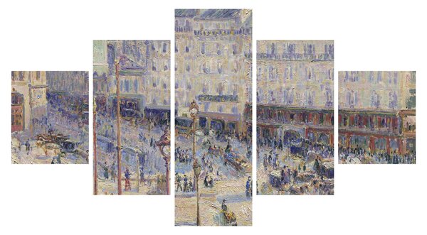 Obraz - Camille Pissarro, The Place du Havre, reprodukcje (125x70 cm)