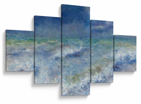Obraz - Pierre-Auguste Renoir, Seascape, reprodukcje (125x70 cm)