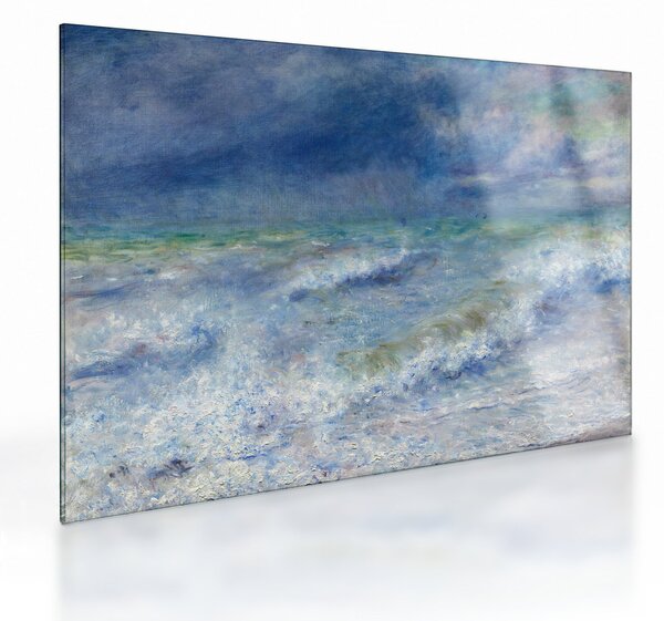 Obraz na szkle - Pierre-Auguste Renoir, Seascape, reprodukcje (70x50 cm)