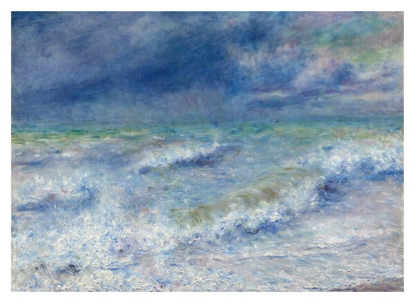 Obraz na szkle - Pierre-Auguste Renoir, Seascape, reprodukcje (70x50 cm)