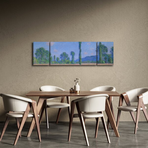 Obraz - Claude Monet, Poppy Field (Giverny), reprodukcje (170x50 cm)