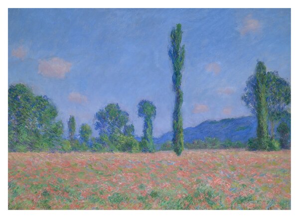 Obraz - Claude Monet, Poppy Field (Giverny), reprodukcje (70x50 cm)