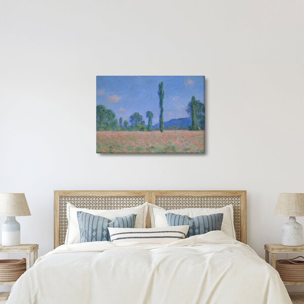 Obraz - Claude Monet, Poppy Field (Giverny), reprodukcje (70x50 cm)