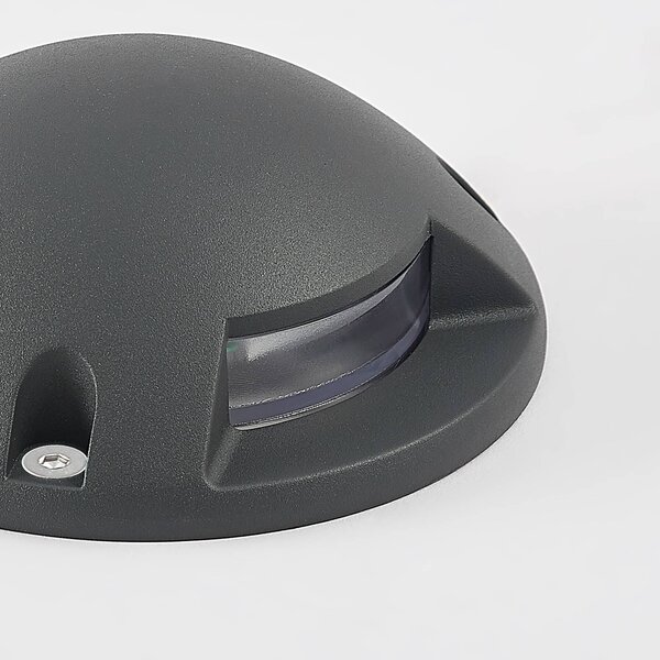 Lindby Huban oprawa natynkowa LED, 3-punktowa, czarny, aluminium, nowoczesny