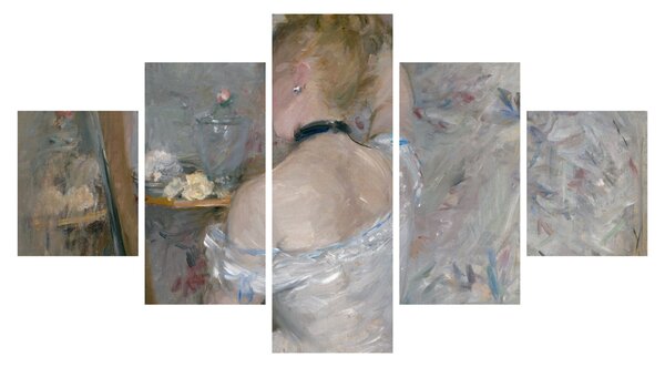 Obraz - Berthe Morisot, Woman at Her Toilette, reprodukcje (125x70 cm)