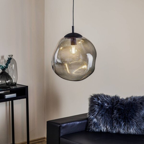 Lampa wisząca szklana Sol TK Lighting, możliwość ściemniania, przezroczysty / transparentny, salon / jadalnia, szkło, nowoczesny