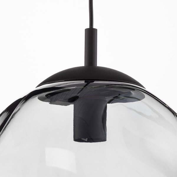 Lampa wisząca szklana Sol TK Lighting, możliwość ściemniania, przezroczysty / transparentny, salon / jadalnia, szkło, nowoczesny