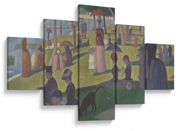 Obraz - Georges Seurat, A Sunday on La Grande Jatte, reprodukcje (125x70 cm)