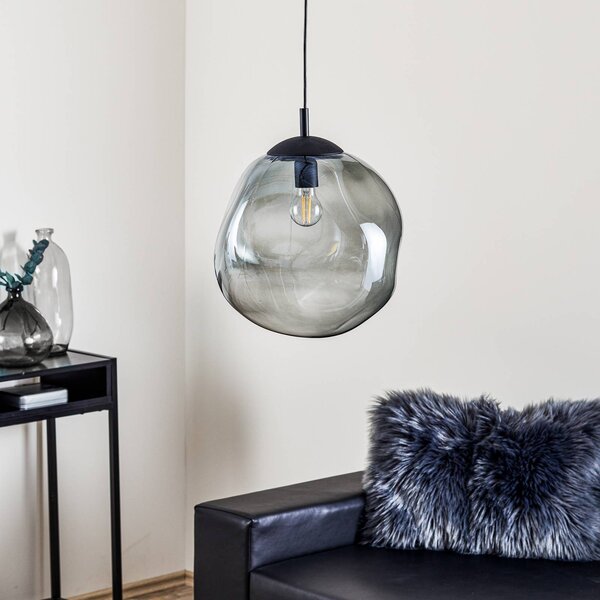 Lampa wisząca szklana Sol TK Lighting, możliwość ściemniania, przezroczysty / transparentny, salon / jadalnia, szkło, nowoczesny