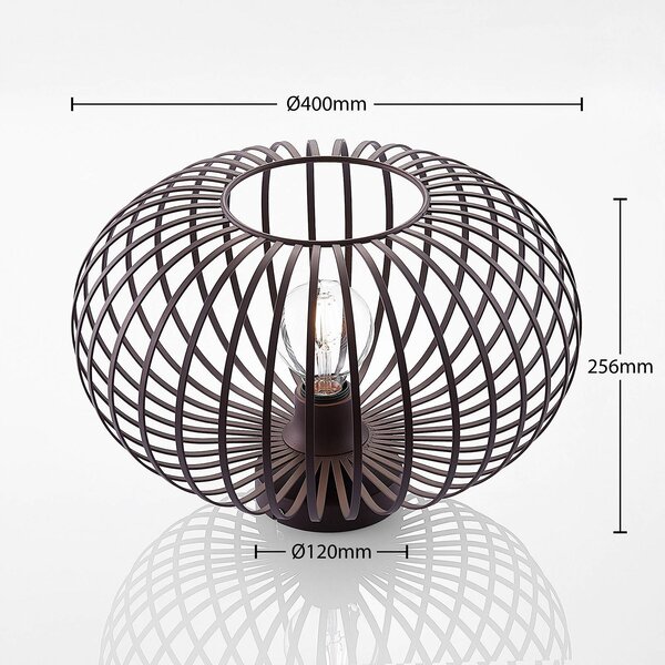 Lampa sufitowa Nahele Lindby, możliwość ściemniania, salon / jadalnia, metal, vintage