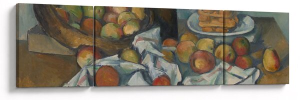 Obraz - Paul Cezanne, The Basket of Apples, reprodukcje (170x50 cm)