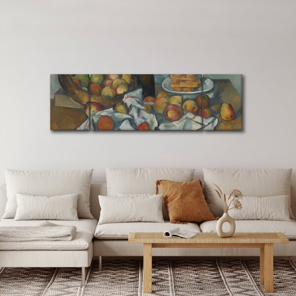 Obraz - Paul Cezanne, The Basket of Apples, reprodukcje (170x50 cm)