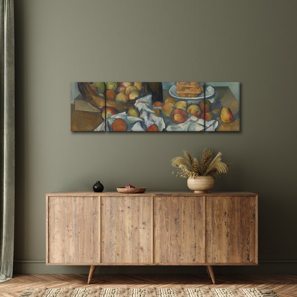 Obraz - Paul Cezanne, The Basket of Apples, reprodukcje (170x50 cm)