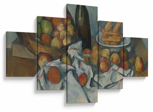 Obraz - Paul Cezanne, The Basket of Apples, reprodukcje (125x70 cm)