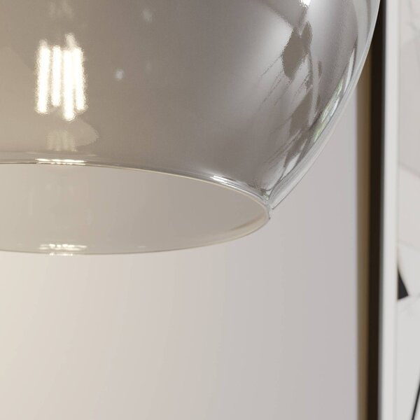 Lampa wisząca szklana Cubus TK Lighting, możliwość ściemniania, czarny, salon / jadalnia, szkło, nowoczesny
