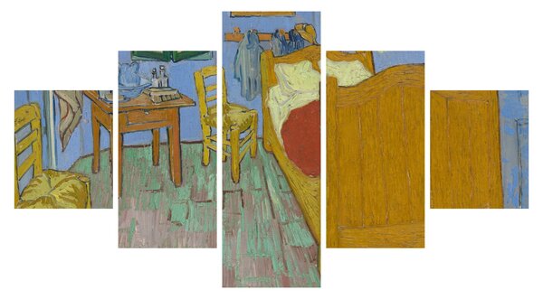Obraz - Vincent van Gogh, The Bedroom, reprodukcje (125x70 cm)