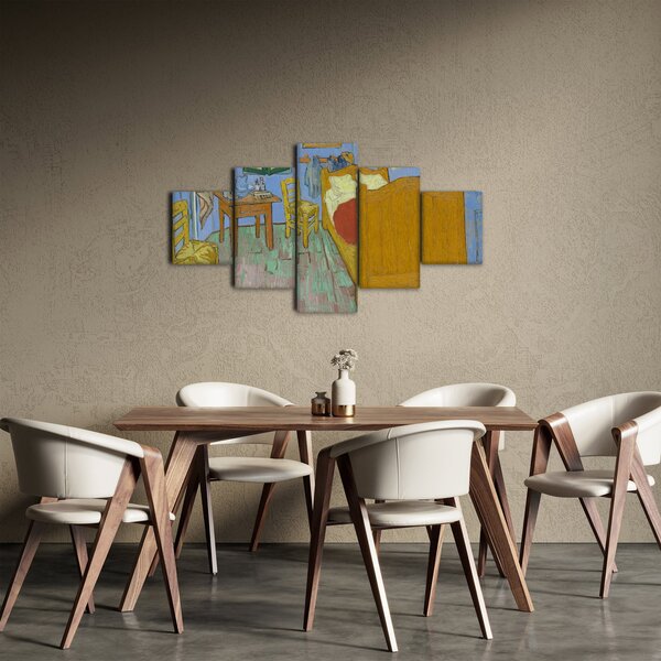 Obraz - Vincent van Gogh, The Bedroom, reprodukcje (125x70 cm)
