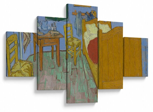 Obraz - Vincent van Gogh, The Bedroom, reprodukcje (125x70 cm)