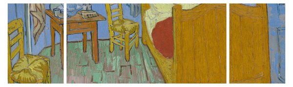 Obraz - Vincent van Gogh, The Bedroom, reprodukcje (170x50 cm)