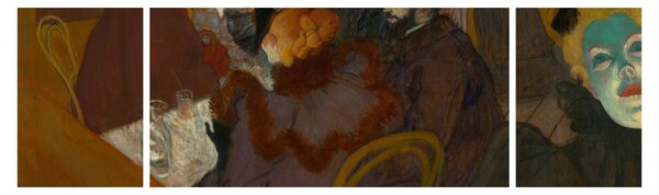 Obraz - Henri de Toulouse-Lautrec, At the Moulin Rouge, reprodukcje (170x50 cm)