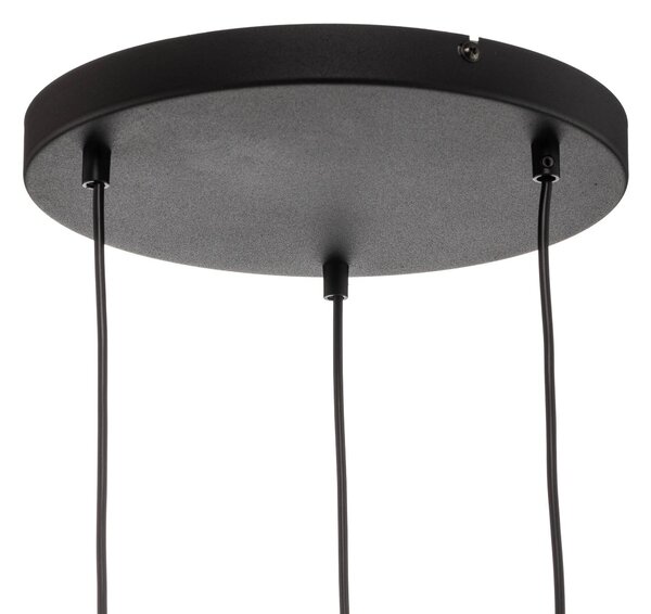 Lampa wisząca szklana Cubus TK Lighting, możliwość ściemniania, przezroczysty / transparentny, salon / jadalnia, szkło, nowoczesny