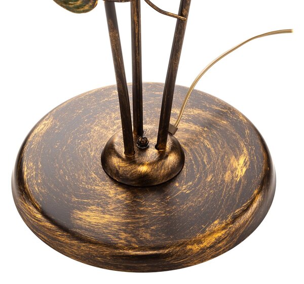 Lampa stojąca Miranda ONLI, brązowy / mosiężny, salon / jadalnia, metal, florentyński