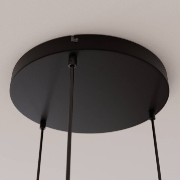 Lampa wisząca szklana Cubus TK Lighting, możliwość ściemniania, przezroczysty / transparentny, salon / jadalnia, szkło, nowoczesny