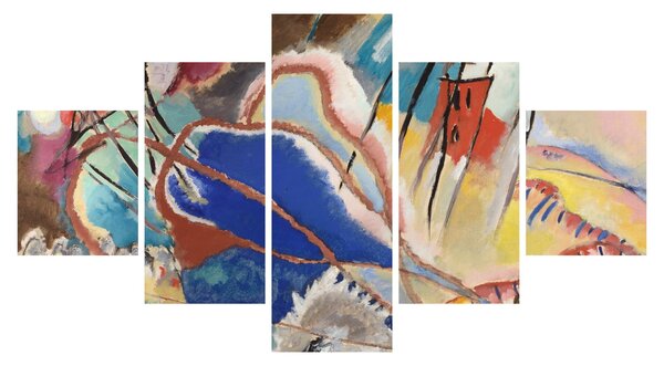 Obraz - Vasily Kandinsky, Improvisation No. 30 (Cannons), reprodukcje (125x70 cm)