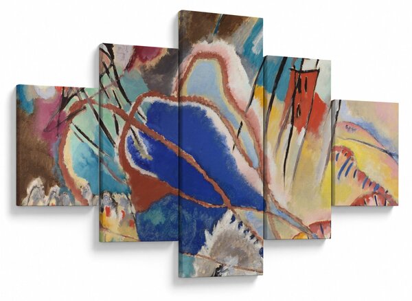 Obraz - Vasily Kandinsky, Improvisation No. 30 (Cannons), reprodukcje (125x70 cm)