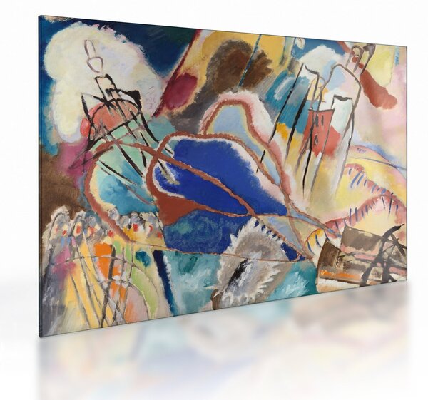 Obraz na szkle - Vasily Kandinsky, Improvisation No. 30 (Cannons), reprodukcje (70x50 cm)