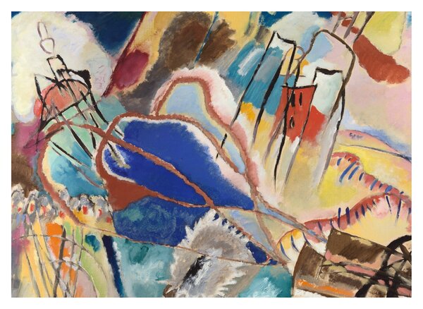 Obraz - Vasily Kandinsky, Improvisation No. 30 (Cannons), reprodukcje (70x50 cm)
