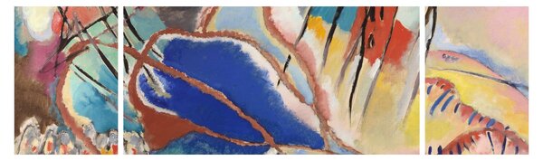 Obraz - Vasily Kandinsky, Improvisation No. 30 (Cannons), reprodukcje (170x50 cm)