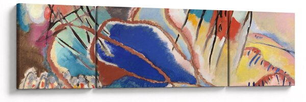 Obraz - Vasily Kandinsky, Improvisation No. 30 (Cannons), reprodukcje (170x50 cm)