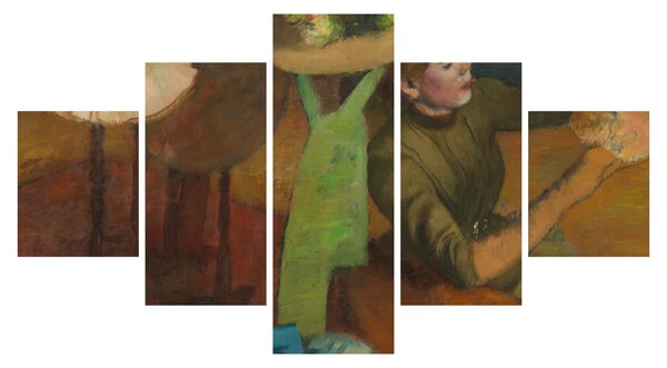 Obraz - Edgar Degas, The Millinery Shop, reprodukcje (125x70 cm)